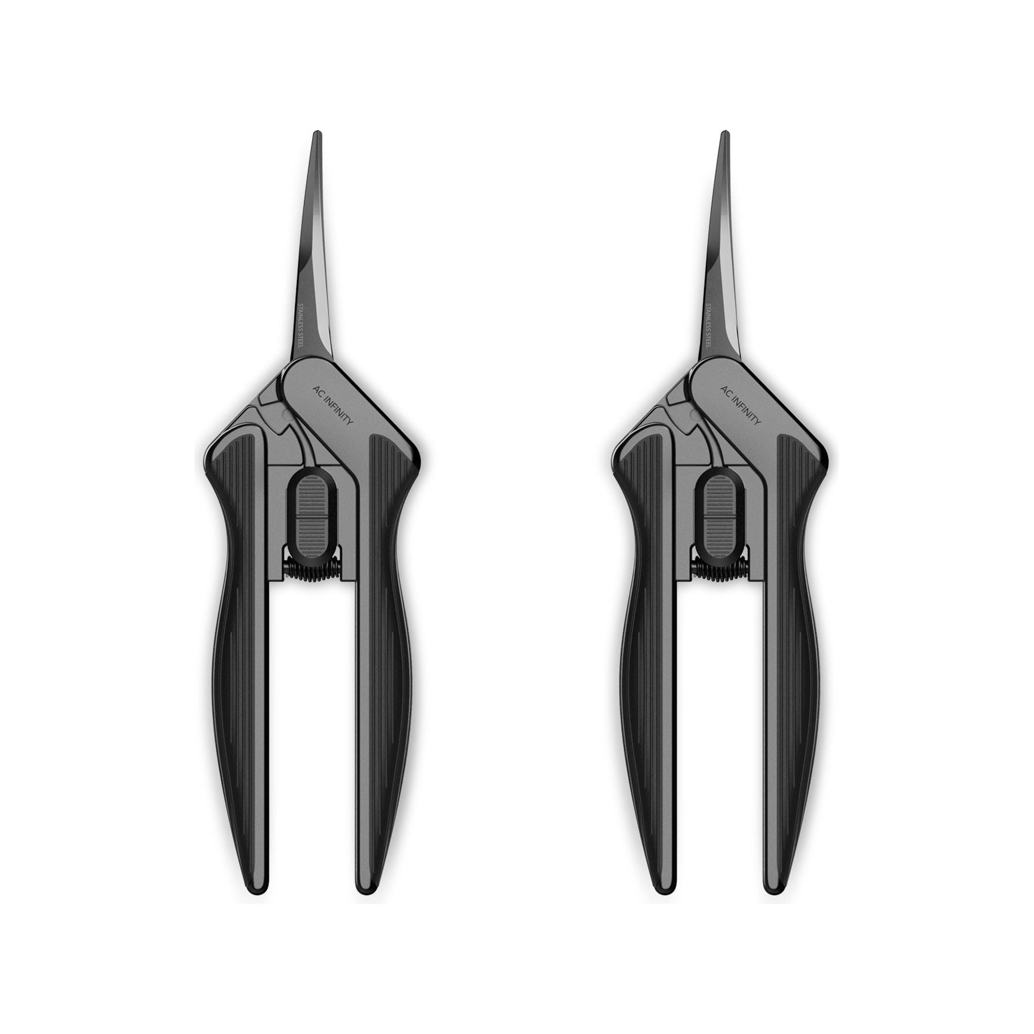 AC Infinity 6.6" Curved Stainless Steel Pruning Shear - 2 Pack