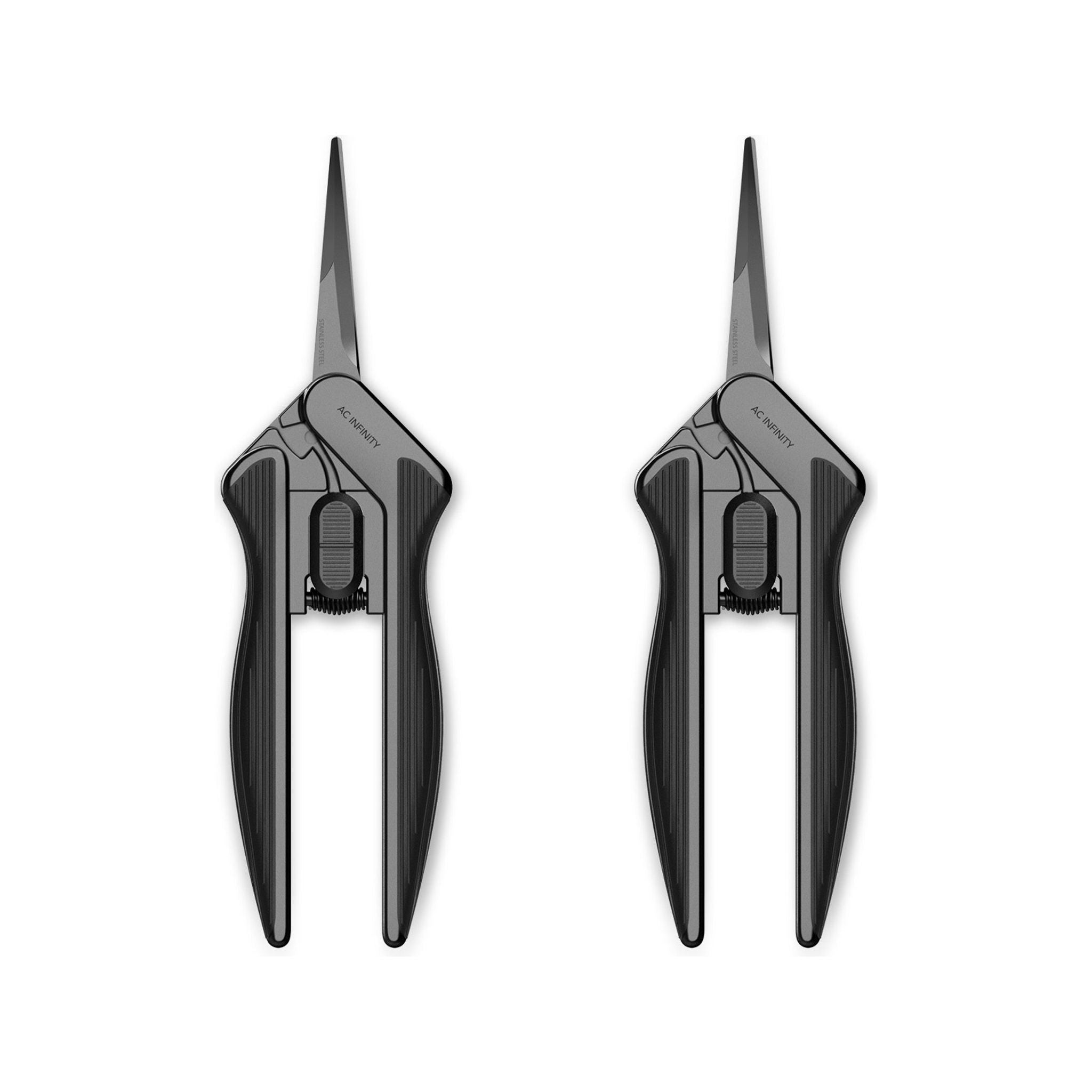 AC Infinity 6.6" Straight Stainless Steel Pruning Shear - 2 Pack