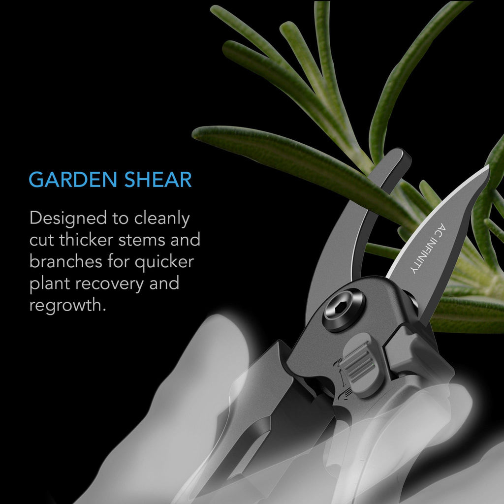 AC Infinity 8" Stainless Steel Pruning Shear - Bypass Blades