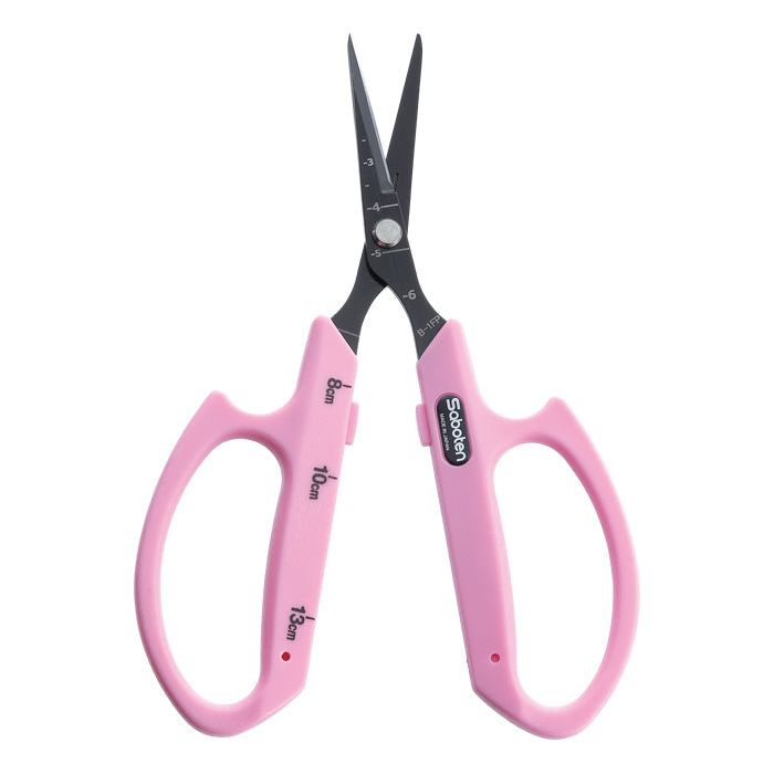 Saboten Fluorine Coated Angled Blade Trimming Scissors - (PT-2)